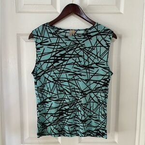 Susan Lawrence Sleeveless Top Large
